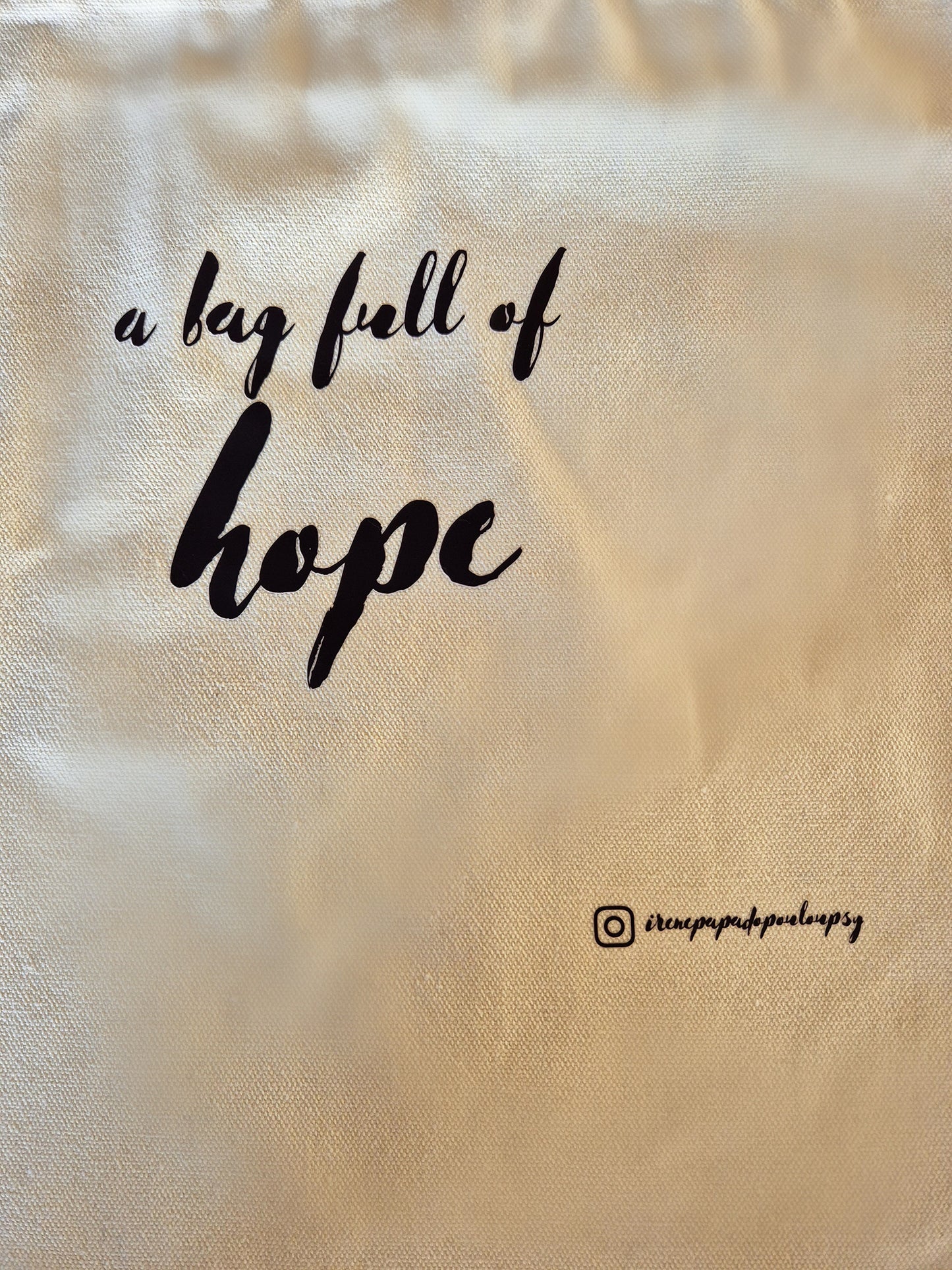 Hope tote bag
